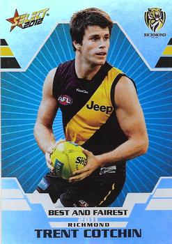 2012 Select AFL Champions - Best and Fairest #BF13 Trent Cotchin Front